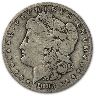 1883 Morgan Dollar VG/VF 1883 Morgan Dollar VG/VF